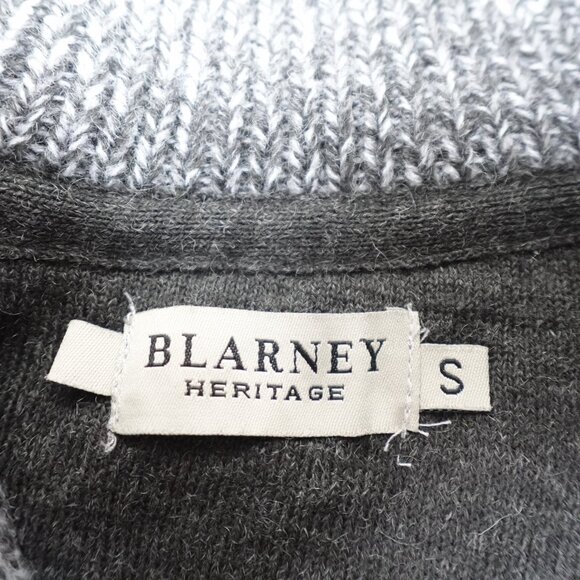 BLARNEY Heritage Irish Cable Knit Kieran Sweater Men's Small Slim Fit Wool Blend - Picture 3 of 12